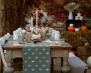 autumn outdoor dining with accessories from Sophie Allport