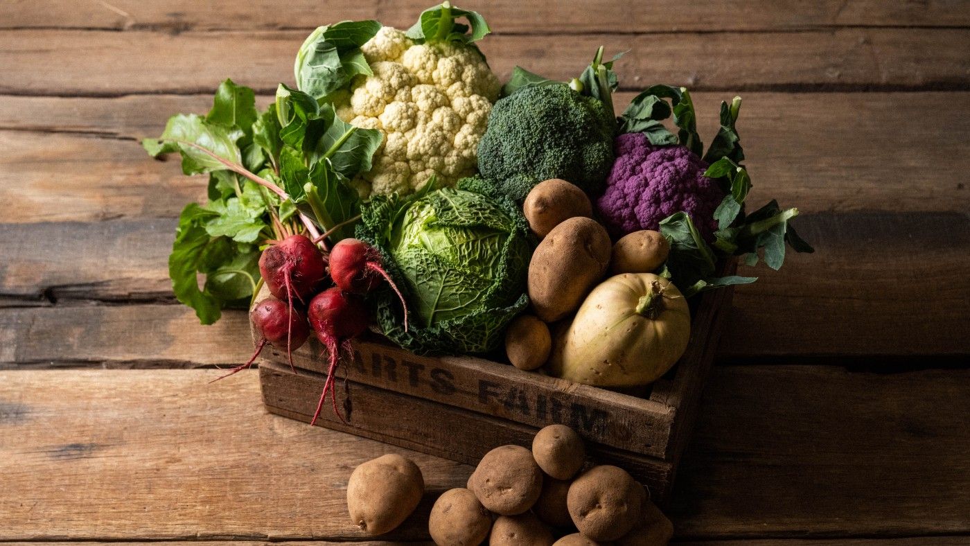 Darts Farm bumper veg box