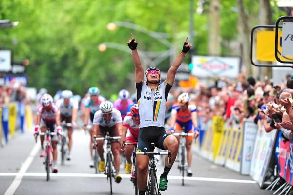 John Degenkolb (HTC-Highroad) topped Samuel Dumoulin (Cofidis) in the uphill sprint.