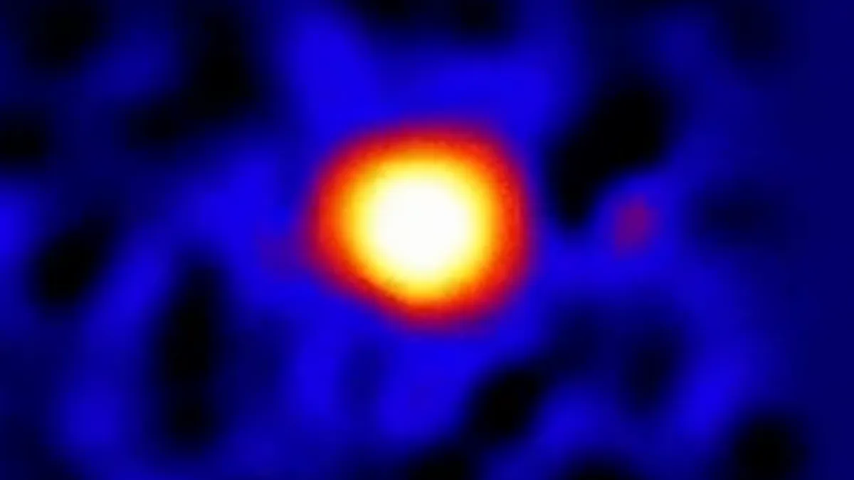 Una sequenza di brillamenti emessi da Sagittarius A* e visti dal telescopio spaziale James Webb nell'infrarosso. Credits: Farhad Yusef-Zadeh/Northwestern University
