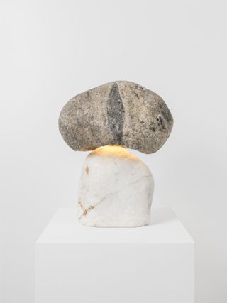 Lamps made from stones