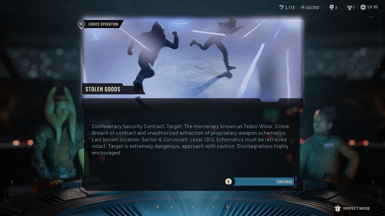 Zero Company op completion screen referencing canceled game 1313