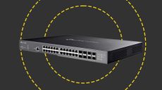 The TP-Link Omada SX382MPP on the ITPro background