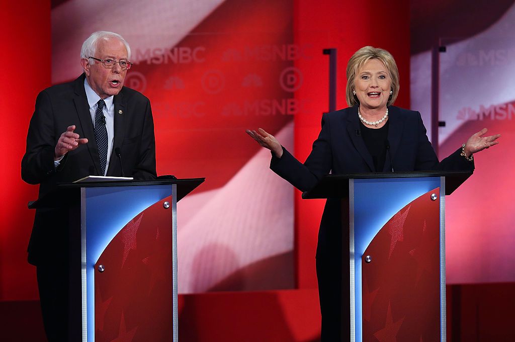 Hillary Clinton asks Bernie Sanders to say it to her face