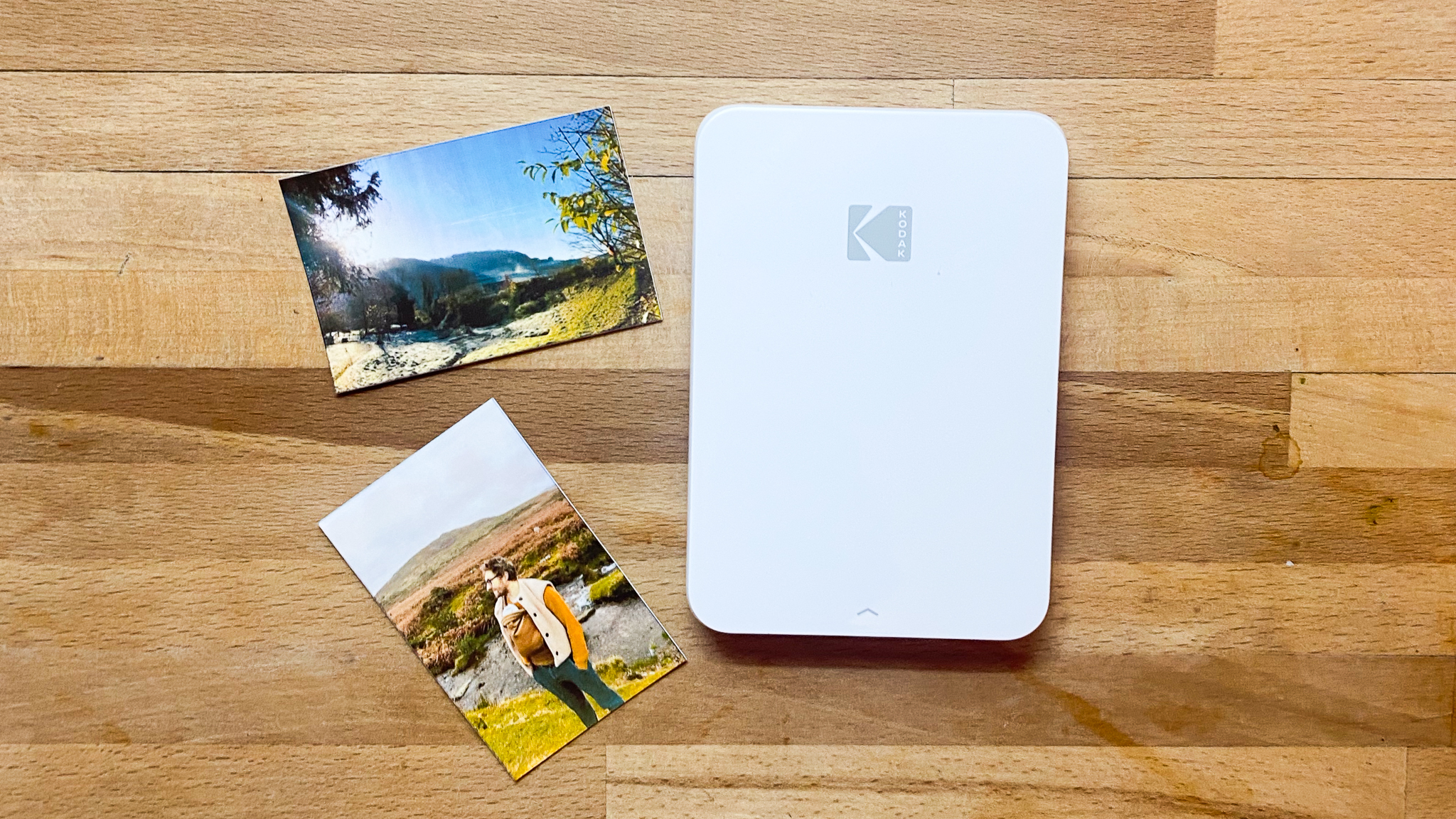 KODAK Step Slim Instant Mobile Color Photo Printer – Wirelessly Print 2x3”  Photos on Zink Paper with iOS & Android Devices, White