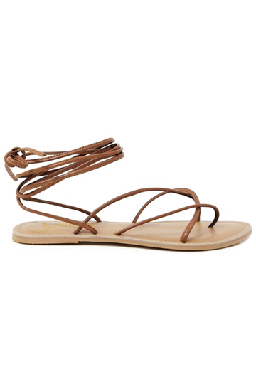 Flat Lace-Up Sandals Are 2023's Statement Alternative to Heels | Marie ...