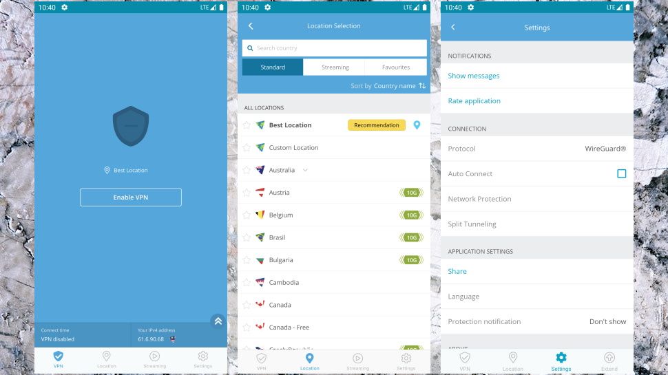 Hide.me Android App