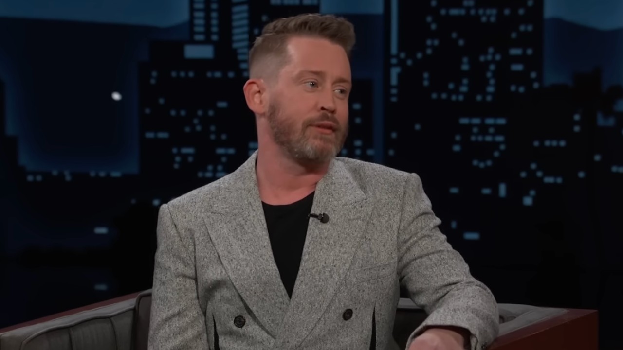 Macaulay Culkin speaks on Jimmy Kimmel Live!