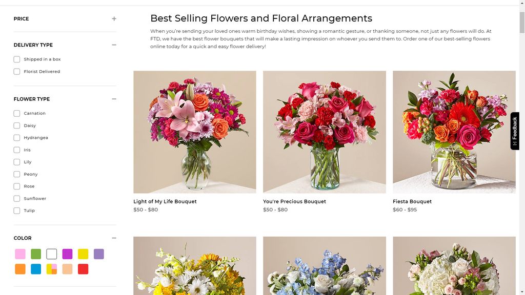 FTD Flowers review Top Ten Reviews