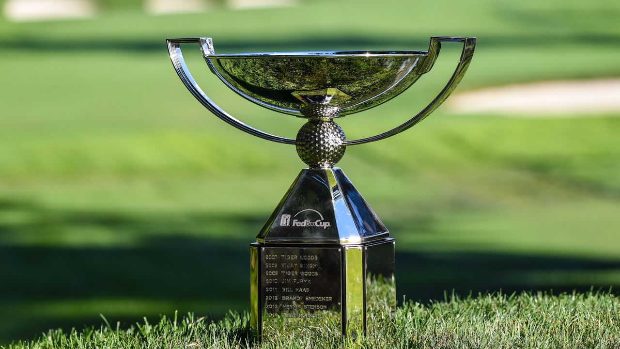 The FedExCup trophy