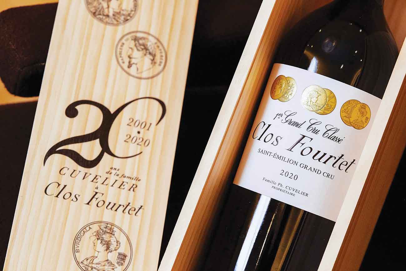 Bottle of Clos Fourtet&amp;rsquo;s 2020 vintage