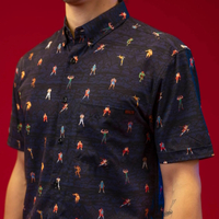 RSVLTS Street Fighter “World Warriors” Kunuflex short sleeve shirt | $70 at RSVLTS