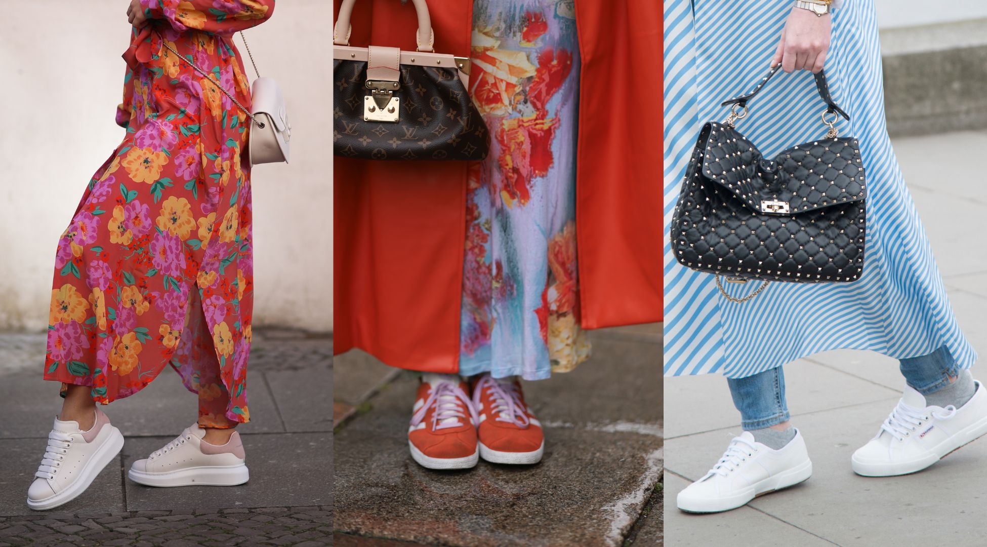 Image of trainers and dresses