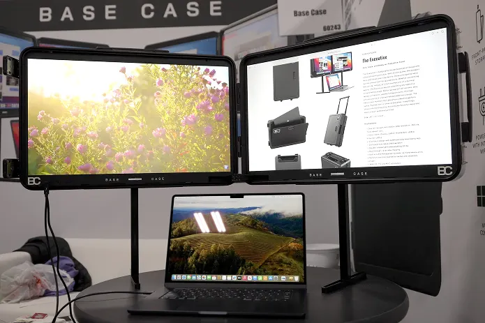 Base Case: Two monitors in a suitcase