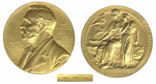 A Nobel Prize medal.
