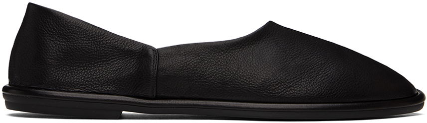 Black Canal Slip on Loafers