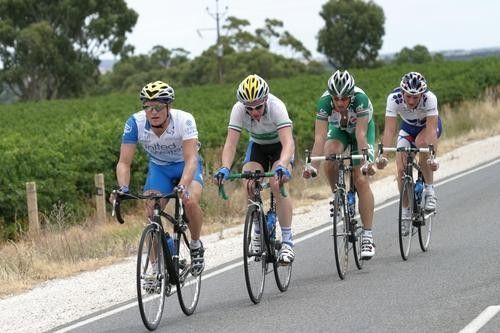 A four man breakaway