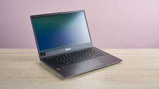 Asus Chromebook CM14 open on desk