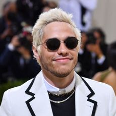 US actor-comedian Pete Davidson arrives for the 2021 Met Gala at the Metropolitan Museum of Art on September 13, 2021 in New York.