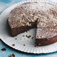 Coffee and brazil nut yoghurt cake recipe