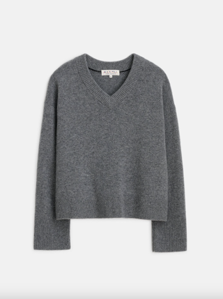 Alex Mill Rowan V-Neck in Cashmere