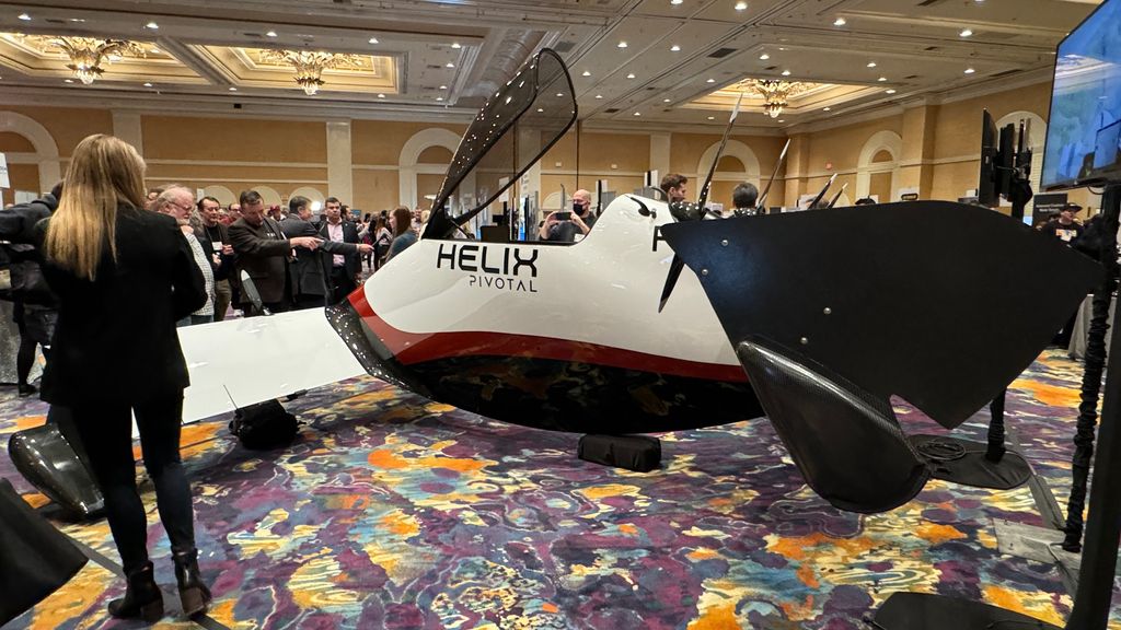 Helix’s personal vertical takeoff and landing aircraft is the futuristic flying machine we