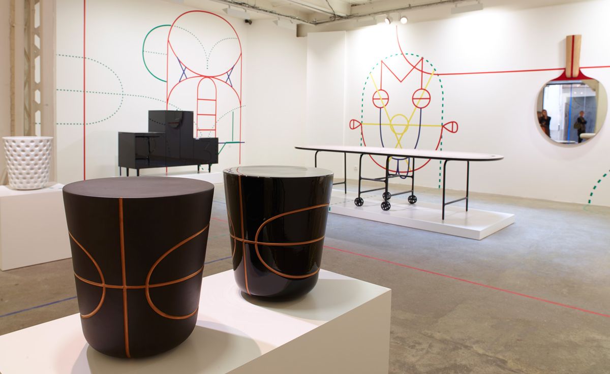Court jester: Jaime Hayon gets his game on at Galerie Kreo with some ...