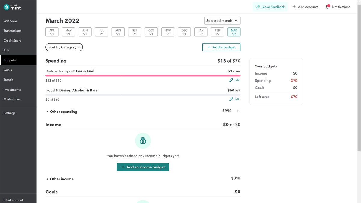 Intuit Mint review Personal finance made simple Tom's Guide