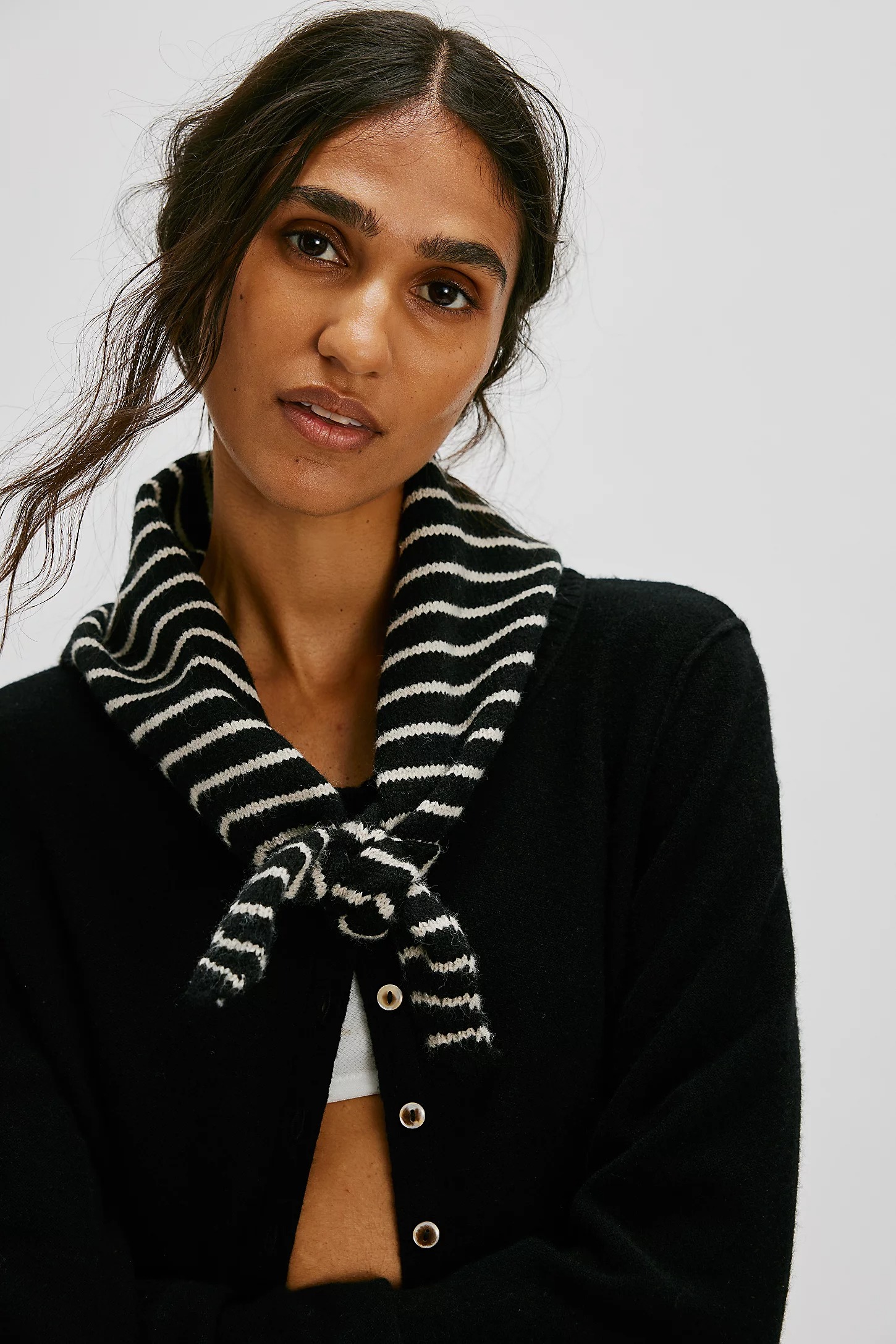 Free People, Essential Triangle Striped Scarf