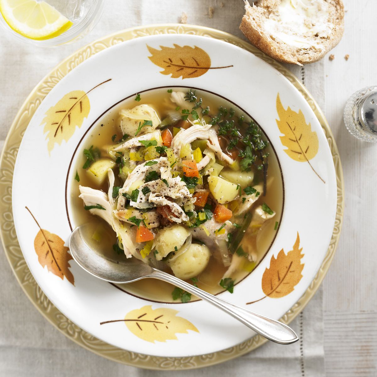 Roast Chicken Soup Dinner Recipes Woman & Home