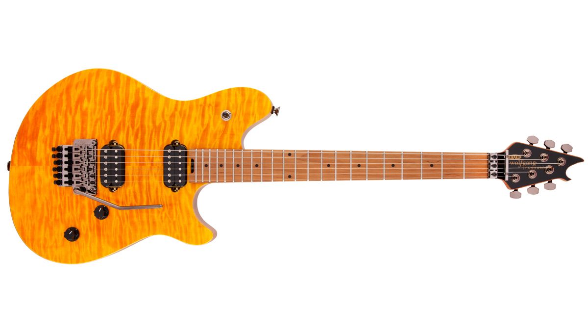 EVH Wolfgang WG Standard QM in Transparent Amber