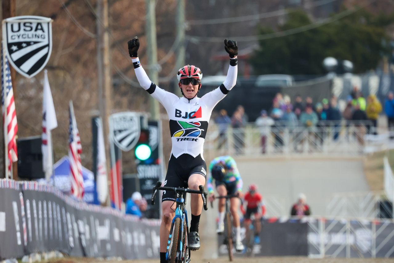 Garrett Beshore secures men's junior 17-18 title in Louisville, Kentucky at 2024 USA Cycling Cyclocross National Championships