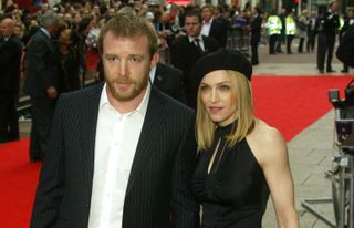 Madonna and Guy Ritchie during "Sin City" London Premiere at Odeon West End in London, Great Britain