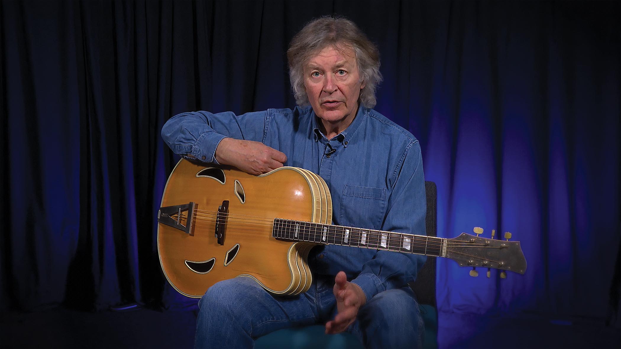 Guitar collector, historian and author Cameron Brown with the Lang archtop given to him by his father-in-law. &amp;ldquo;It&amp;rsquo;s one of the very best archtops to have come out of Germany,&amp;rdquo; says Cameron