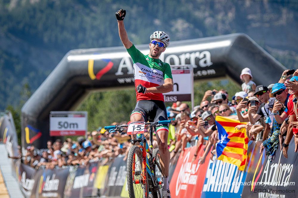 Gerhard Kerschbaumer (Torpado Gabogas) winning his first Elite World Cup