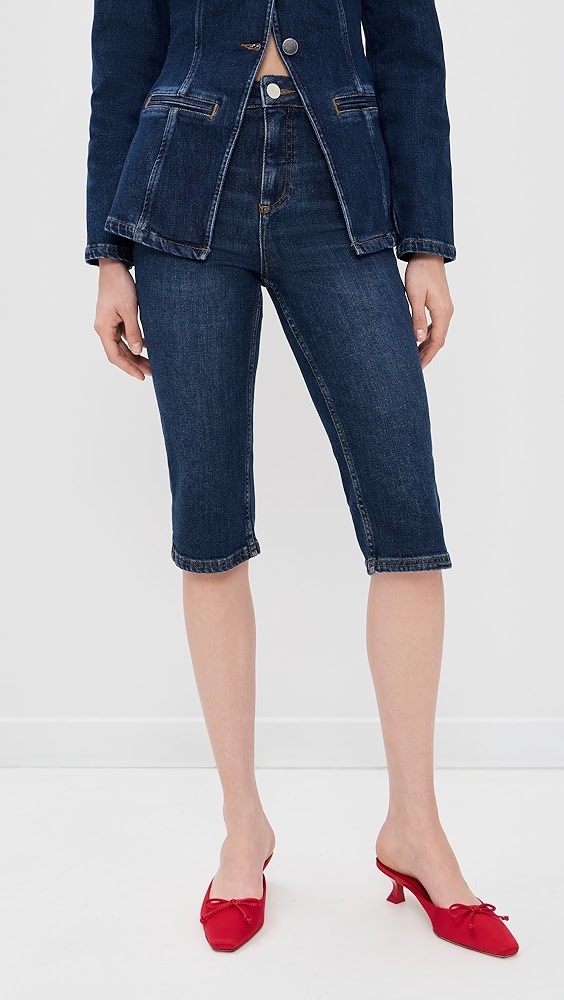Aligne Gracey Denim Peddle Pusher Capris