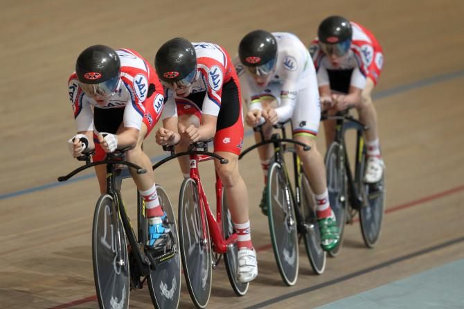 The U19 Men's team pursuit champions included world champion Callum Scotson