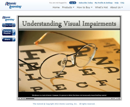 Video Tutorial: Understanding blind and low vision