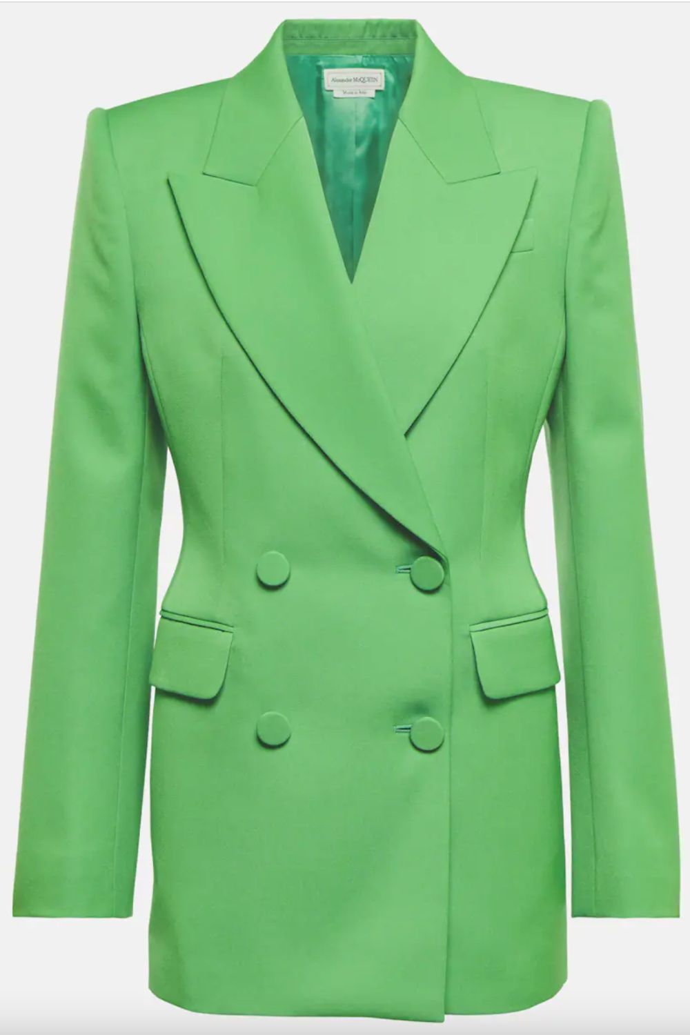 Alexander McQueen Double-breasted wool blazer