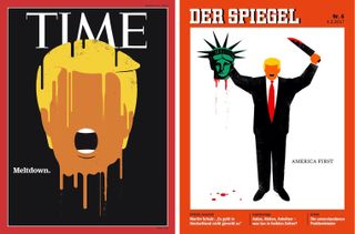 Edel Rodriguez's Donald Trump magazine covers