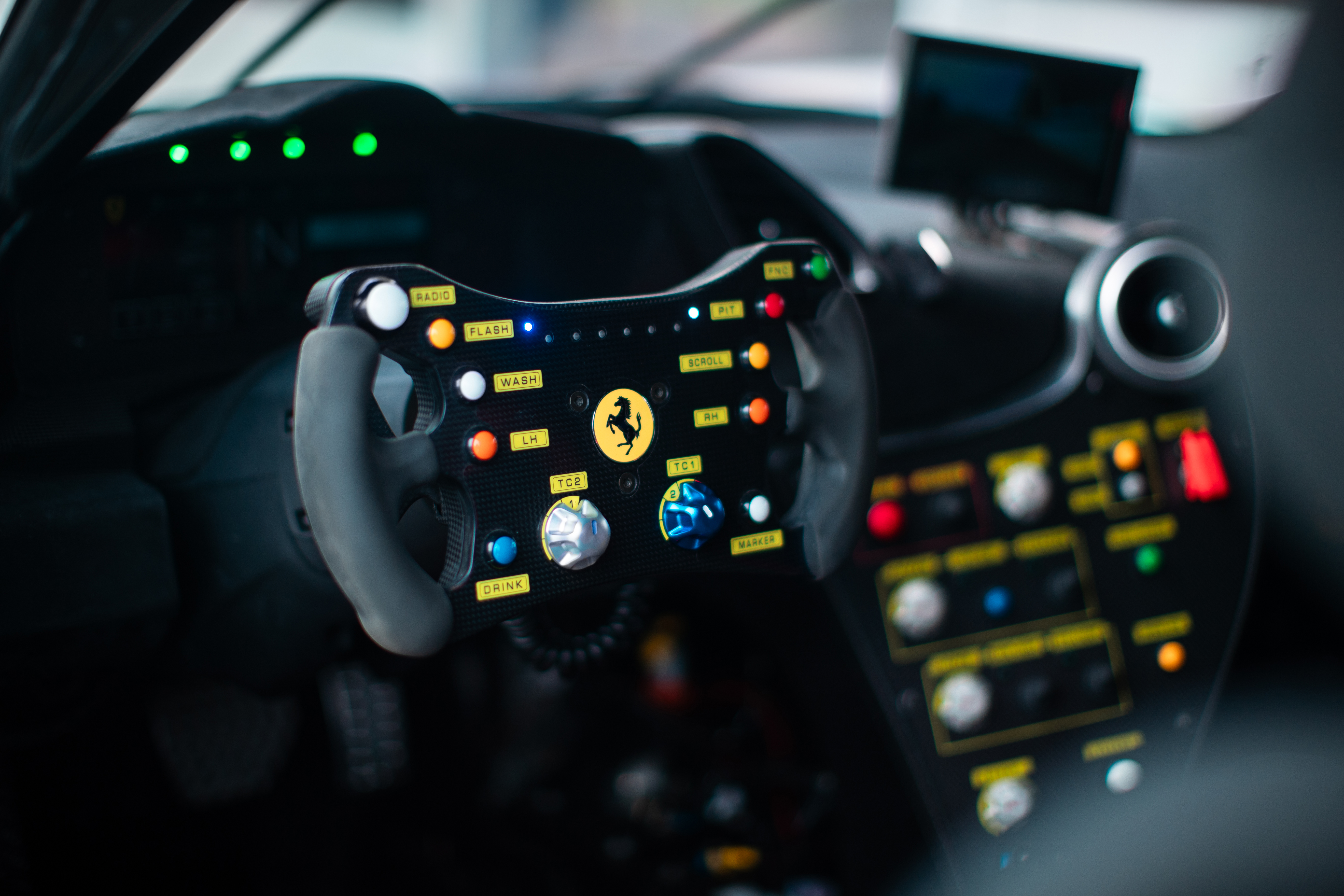 White race cars