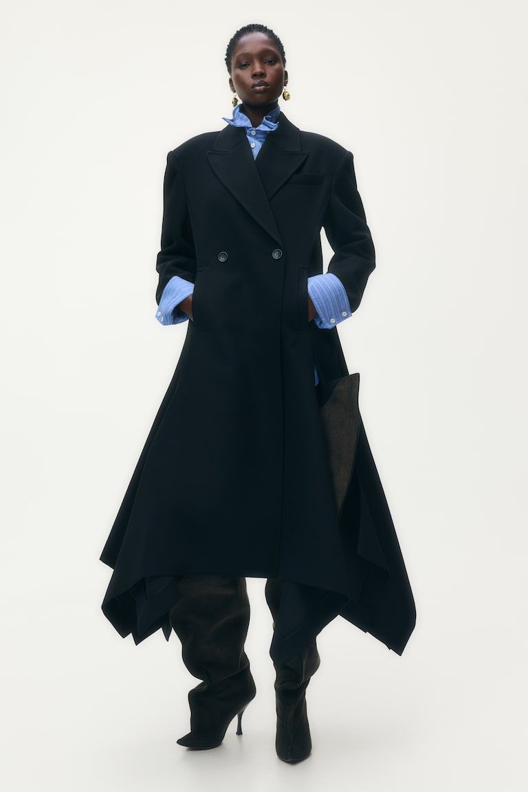 Wool-Blend Coat