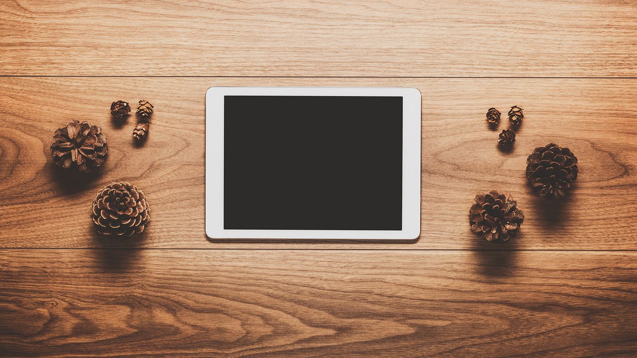 ereader on the table