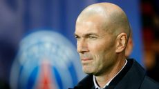 Real Madrid head coach Zinedine Zidane 