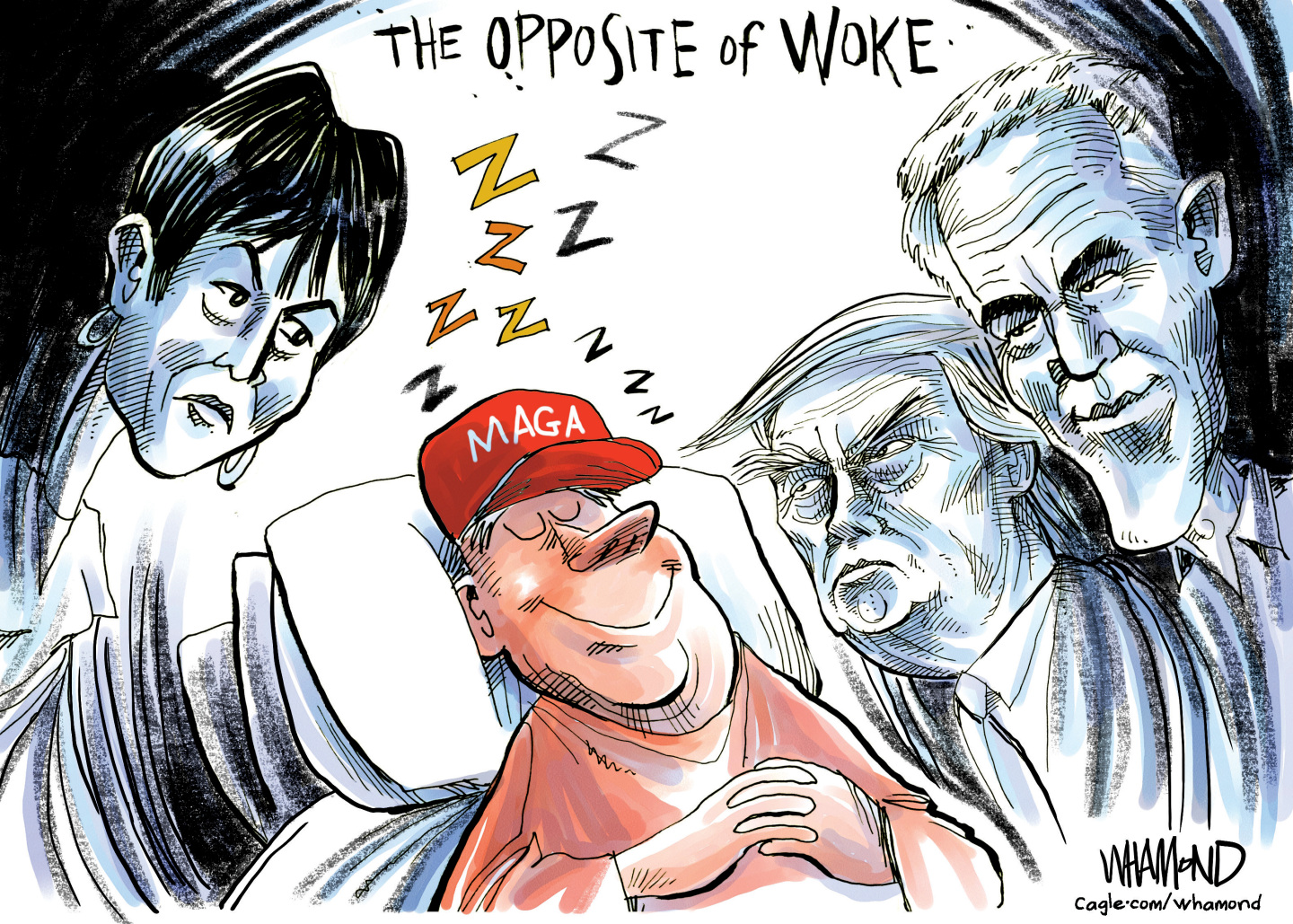 Political cartoon