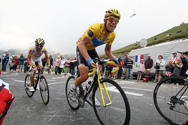 Kim Kirchen (Team Columbia) stayed with the main group for much of the stage, but wasn't able to hold on the final climb.