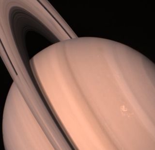 Voyager 2 View of Saturn