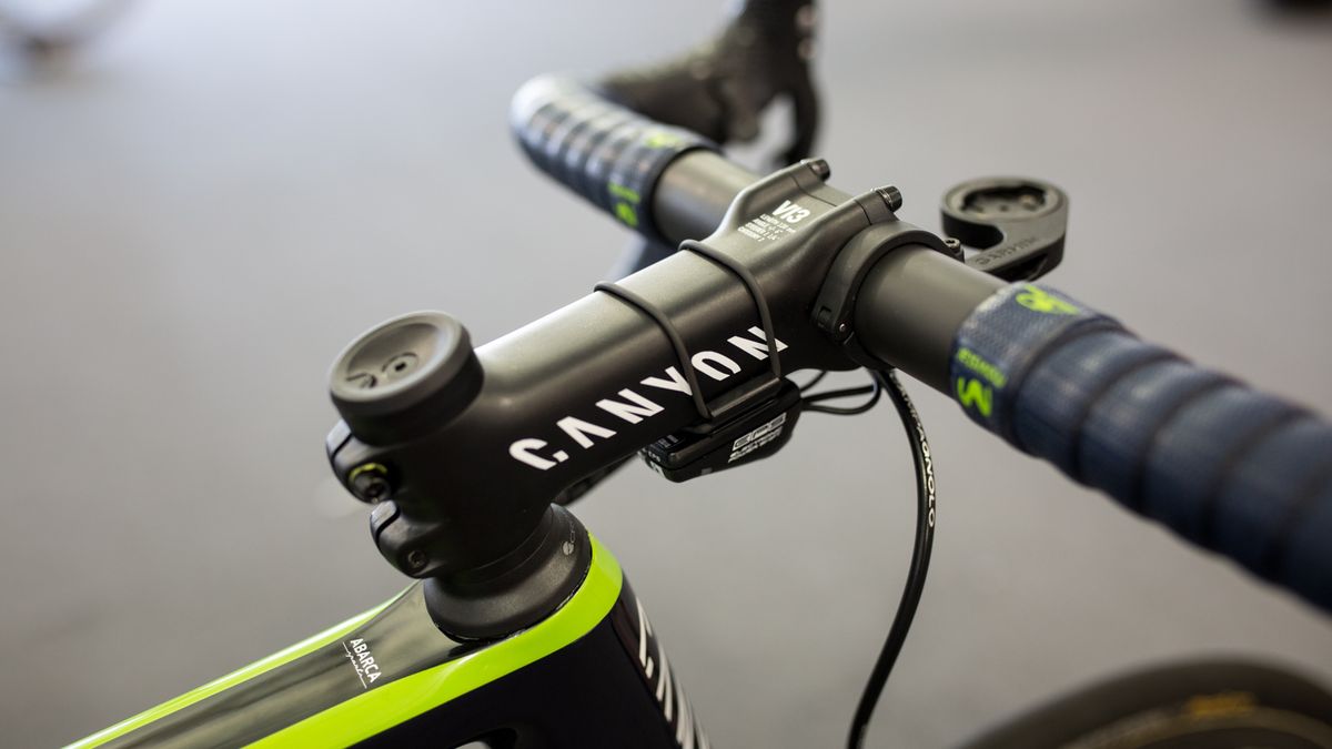 The EPS junction box is held to the stem via rubber bands