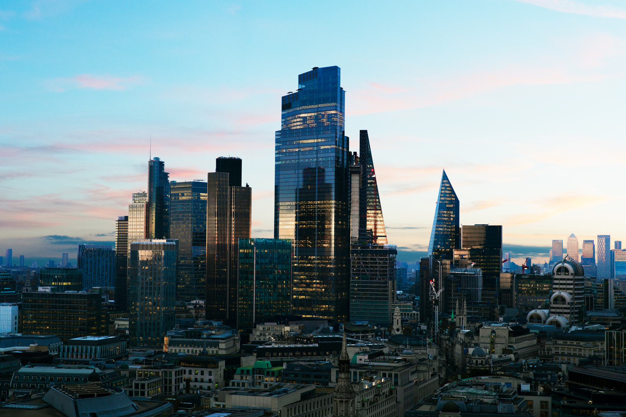 City of London skyline