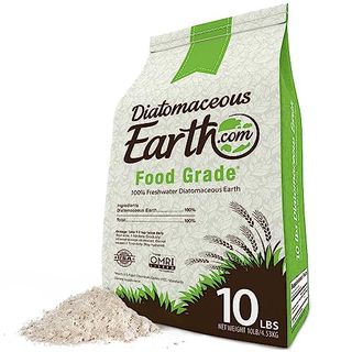 Diatomaceousearth 10 Lbs Food Grade Diatomaceous Earth - 100% Organic All Natural Diamateous Powder - Diametaceous for Humans Is Safe Around Children